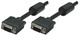 Manhattan SVGA HD15 Male to HD15 Male Monitor Cable with Ferrite Cores, 6', Black - 317757 Manhattan SVGA HD15 Male to HD15 Male Monitor Cable with Ferrite Cores, 6', Black - 317757